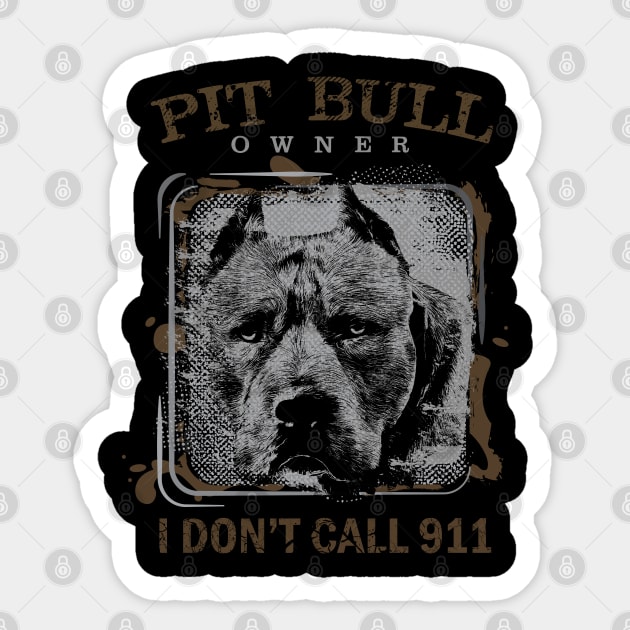 American Pit Bull Terrier Sticker by Nartissima